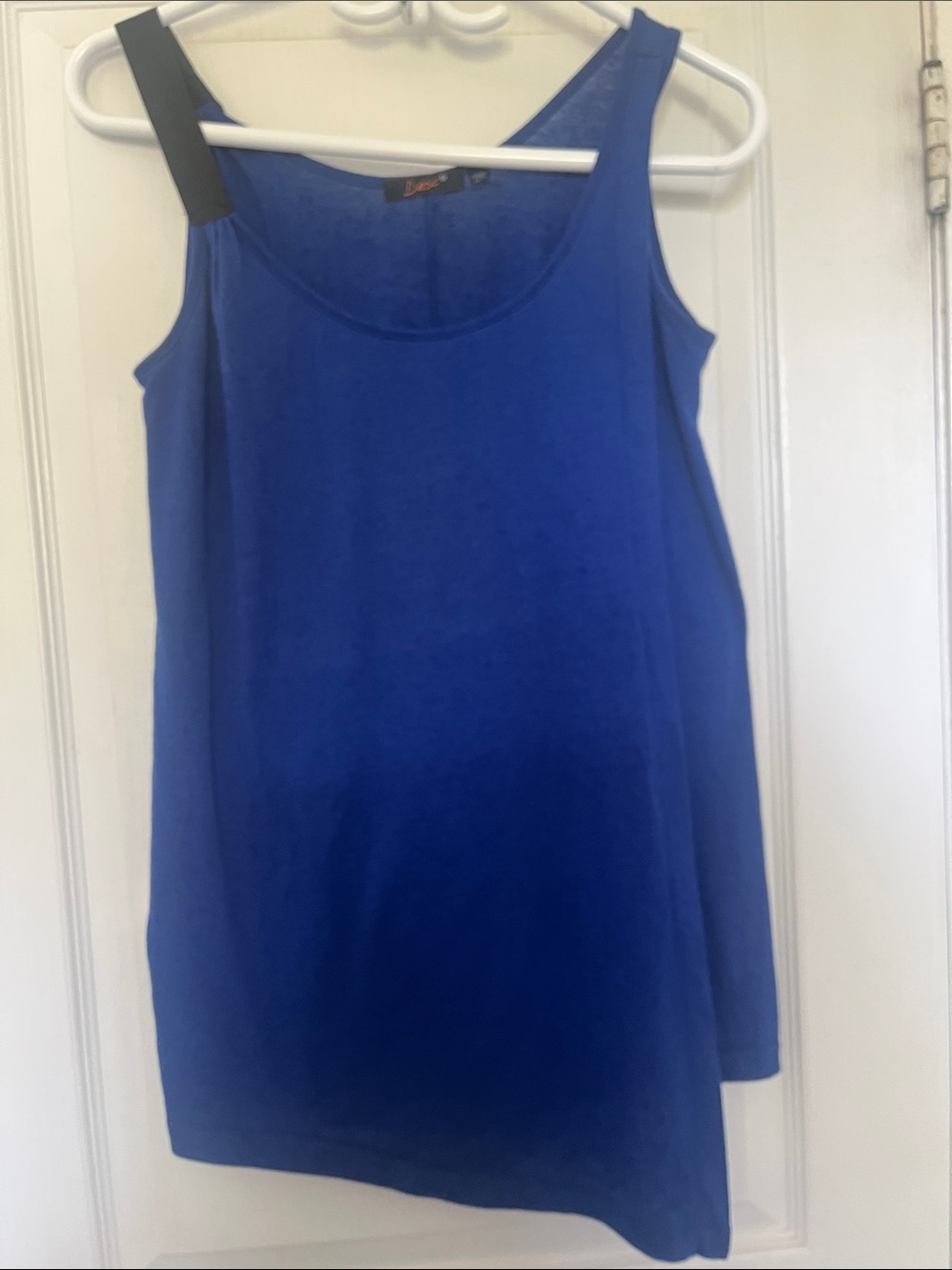 Dex Sleeveless Scoop Tank Top - Cobalt Blue